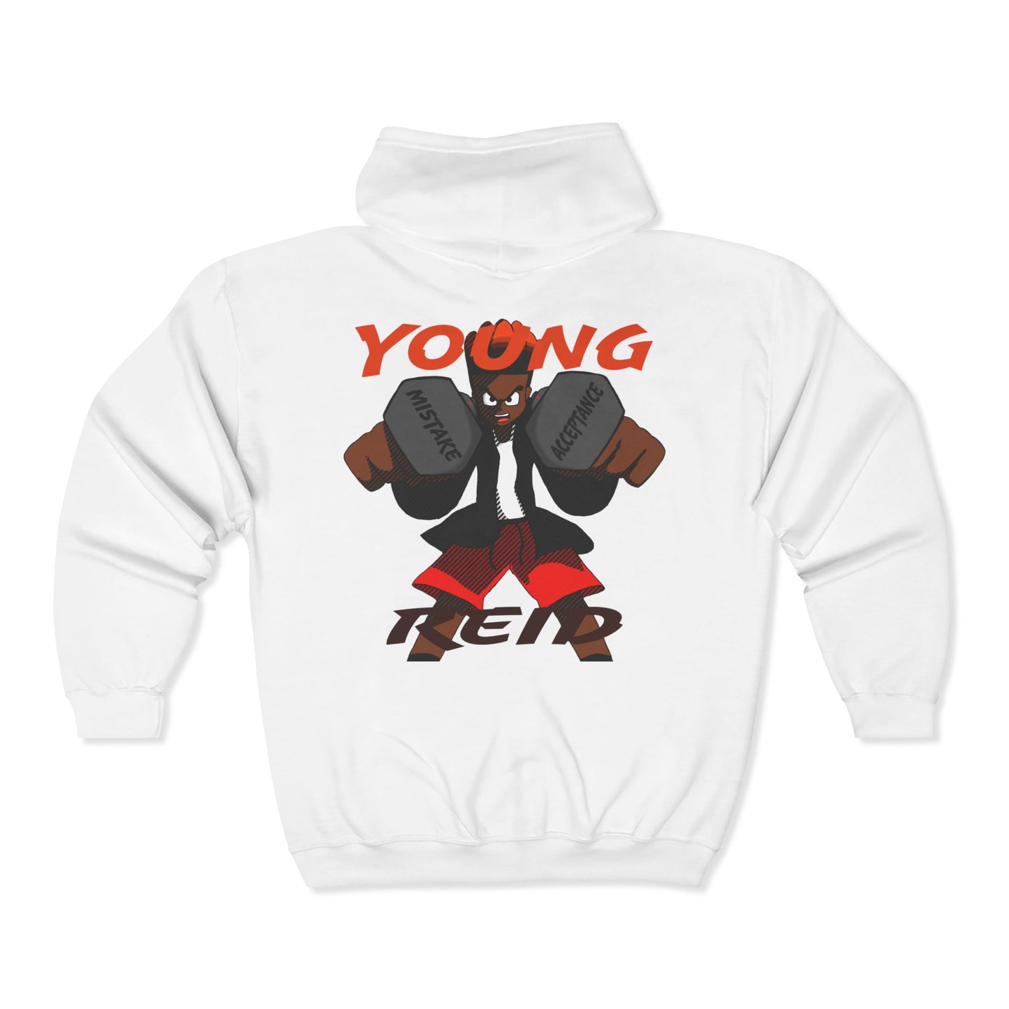 inDivdUalS -Young Reid Urban Street Art Full Zip Hoodie
