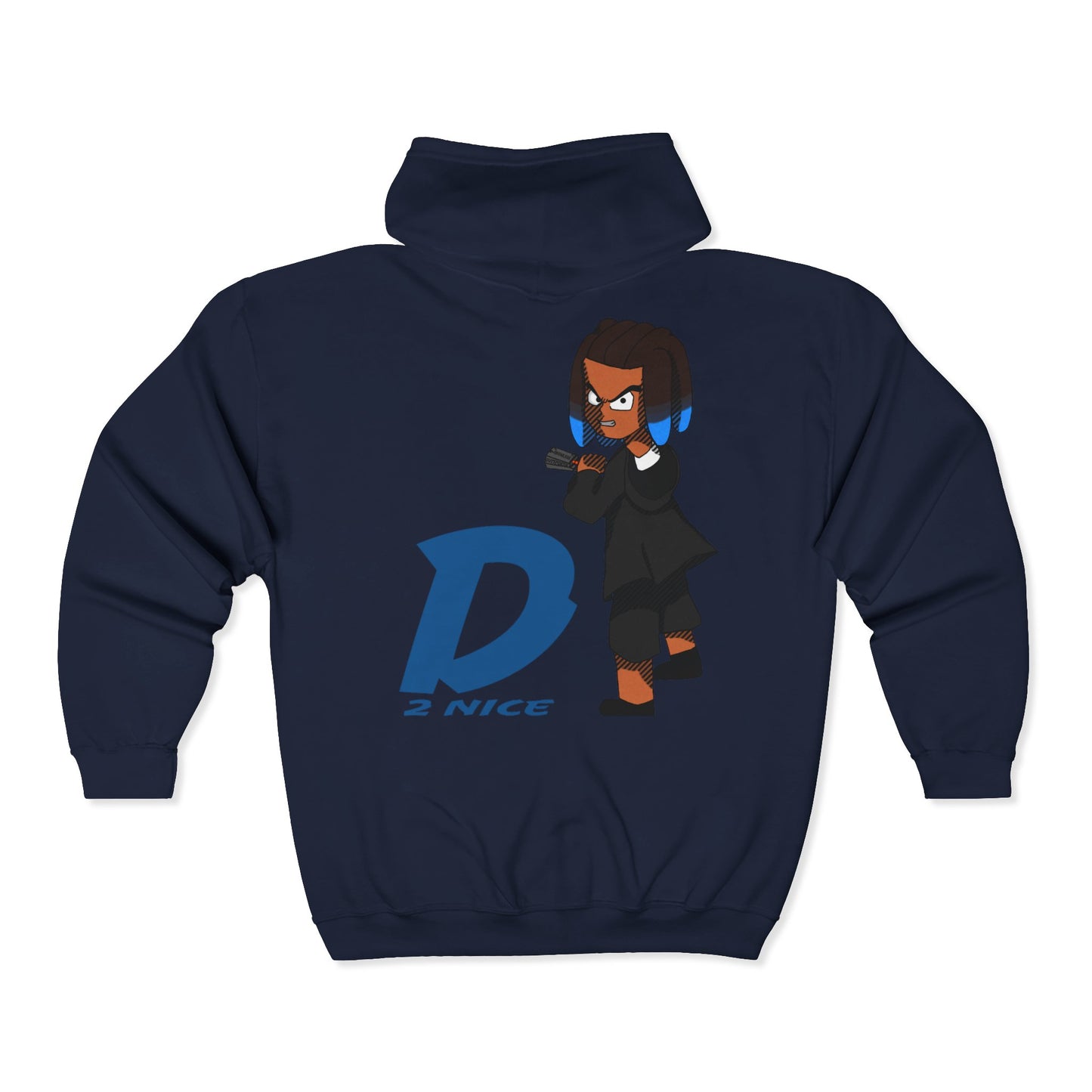 inDivdUalS - D2nice Urban Street Art Full Zip Hoodie