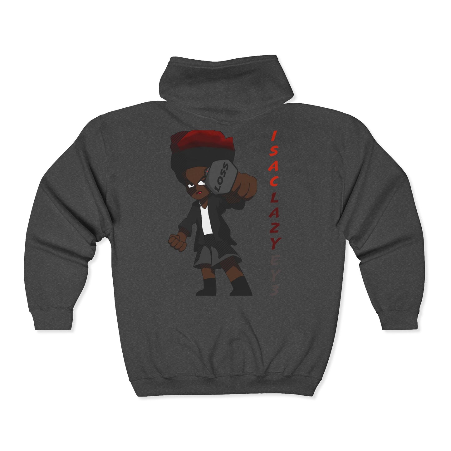 inDivdUalS - iSac LaZyEy3 Urban Street Art Full Zip Hoodie