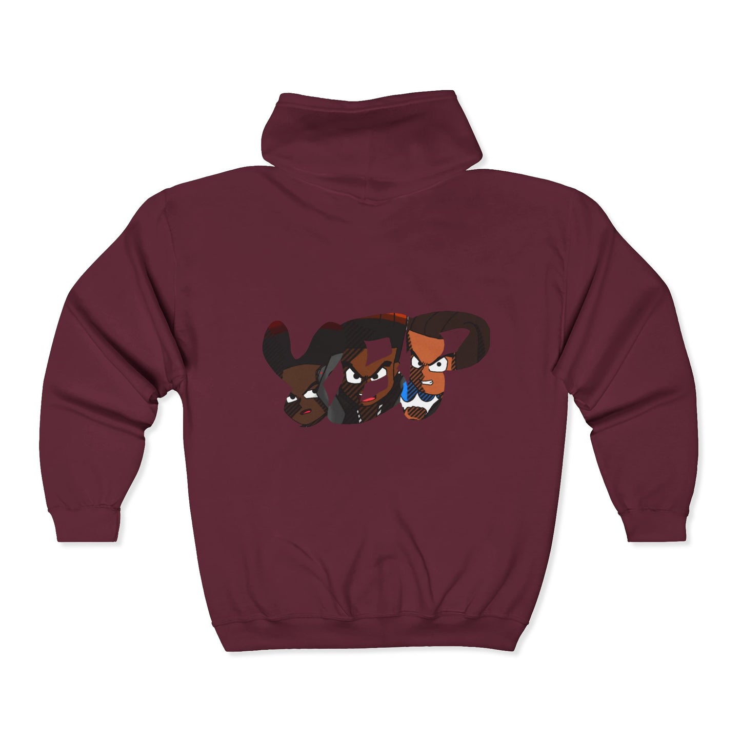 YBP inDividUalS Urban Street Art Full Zip Hoodie