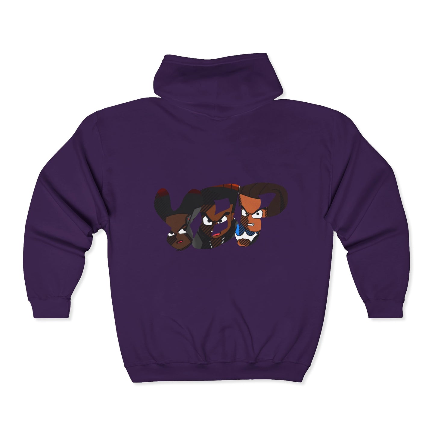 YBP inDividUalS Urban Street Art Full Zip Hoodie