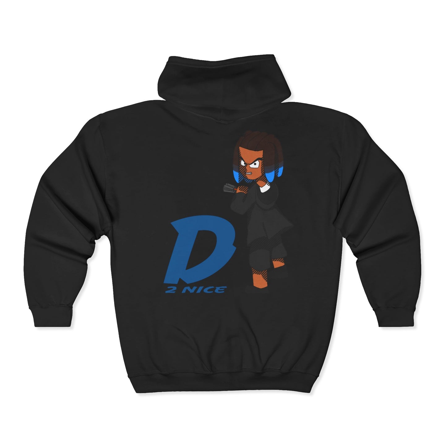 inDivdUalS - D2nice Urban Street Art Full Zip Hoodie