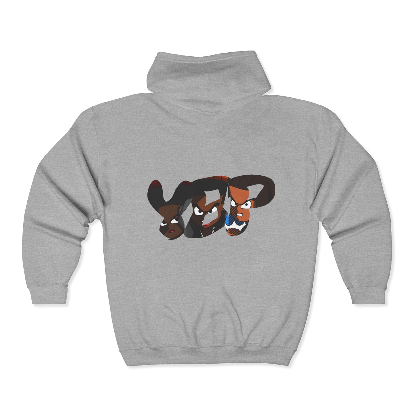YBP inDividUalS Urban Street Art Full Zip Hoodie