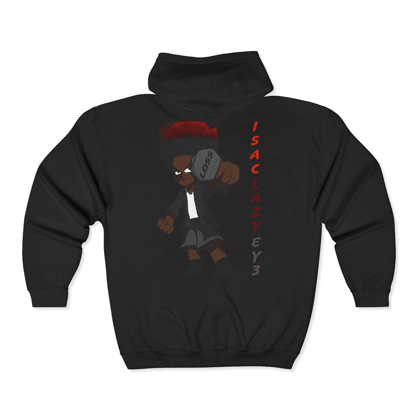 inDivdUalS - iSac LaZyEy3 Urban Street Art Full Zip Hoodie