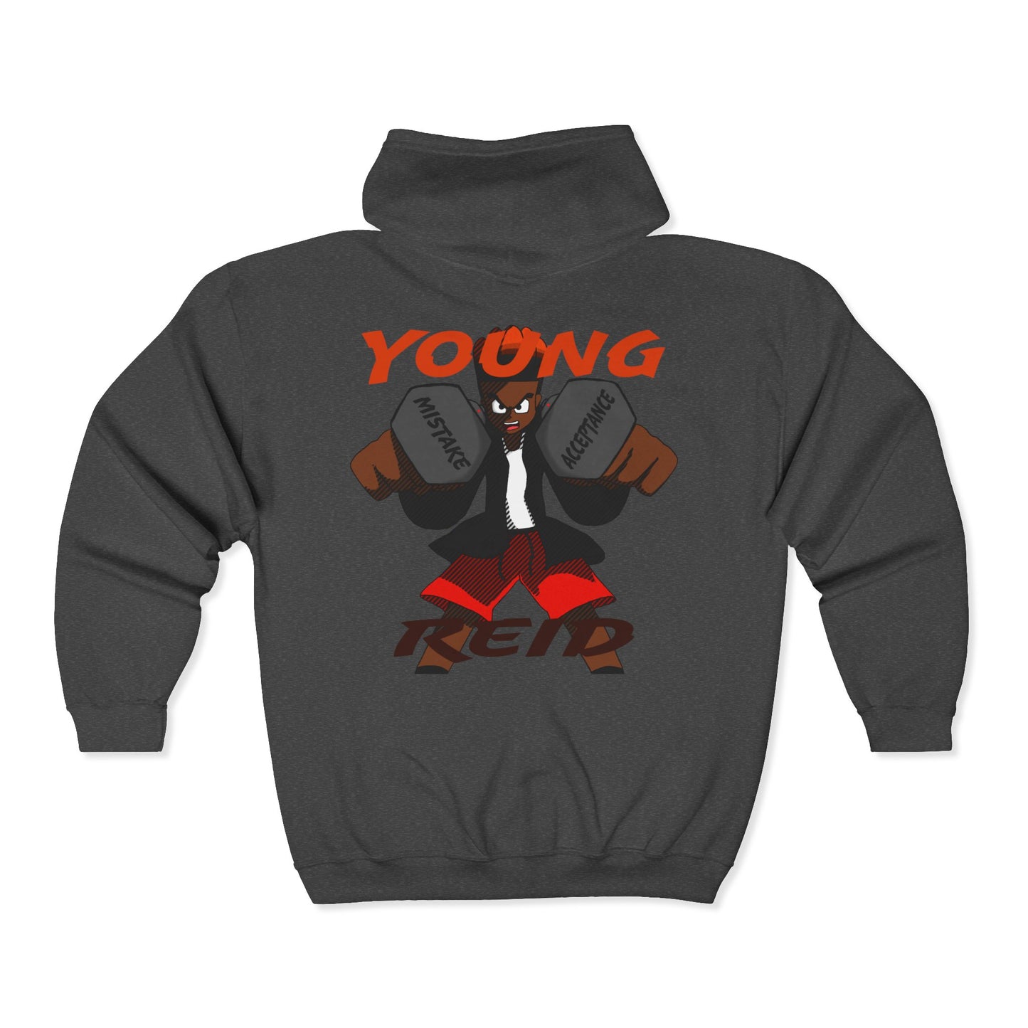 inDivdUalS -Young Reid Urban Street Art Full Zip Hoodie