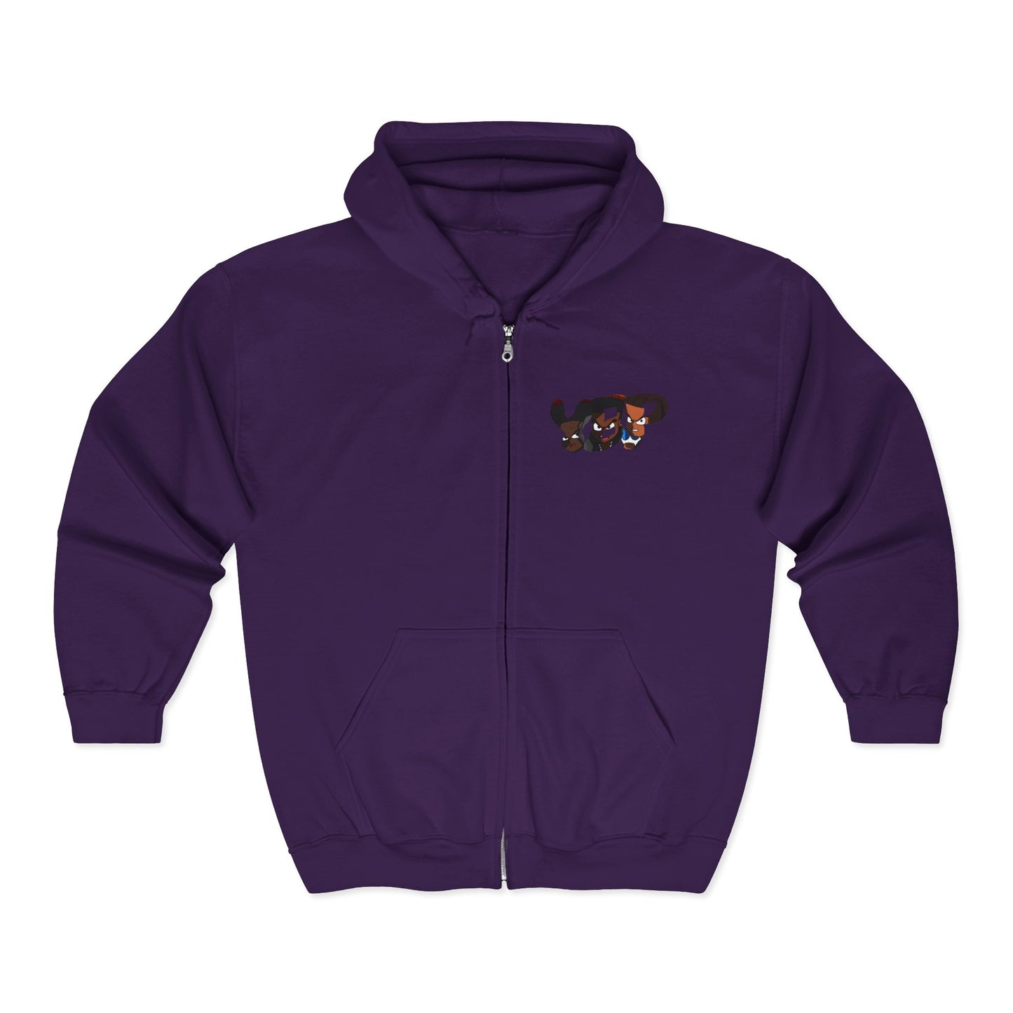 YBP inDividUalS Urban Street Art Full Zip Hoodie