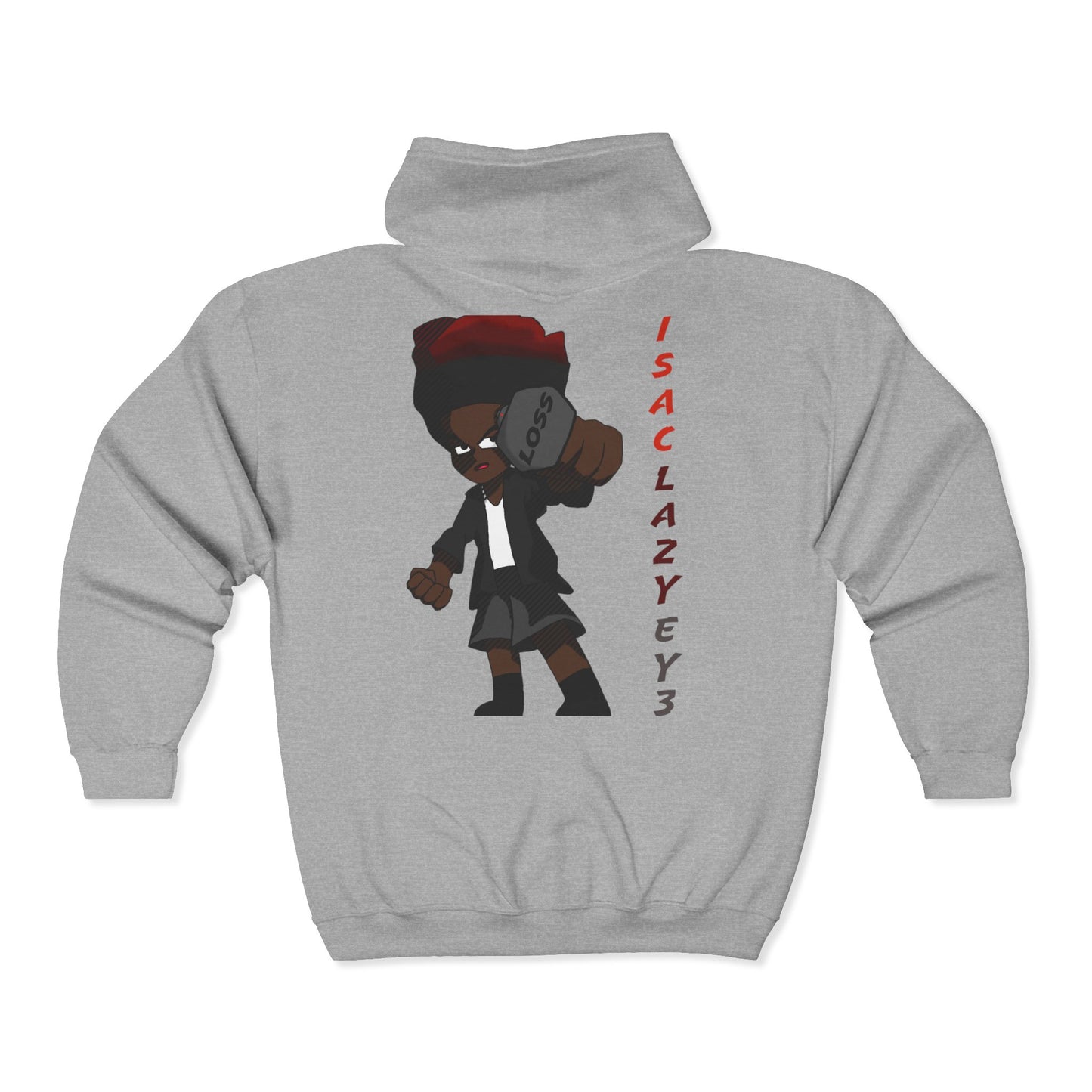 inDivdUalS - iSac LaZyEy3 Urban Street Art Full Zip Hoodie