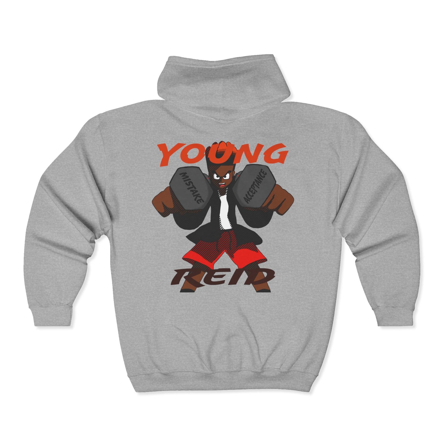 inDivdUalS -Young Reid Urban Street Art Full Zip Hoodie