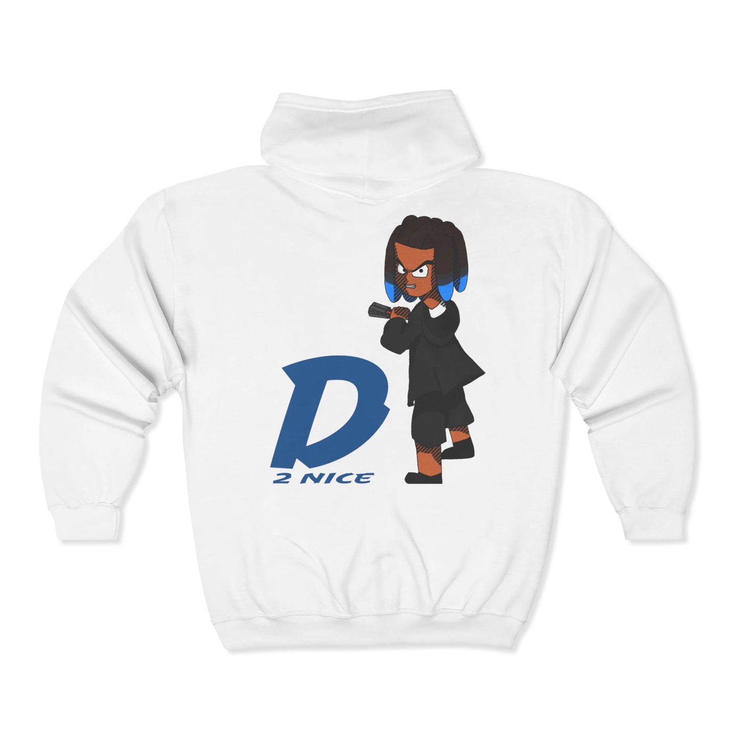 inDivdUalS - D2nice Urban Street Art Full Zip Hoodie