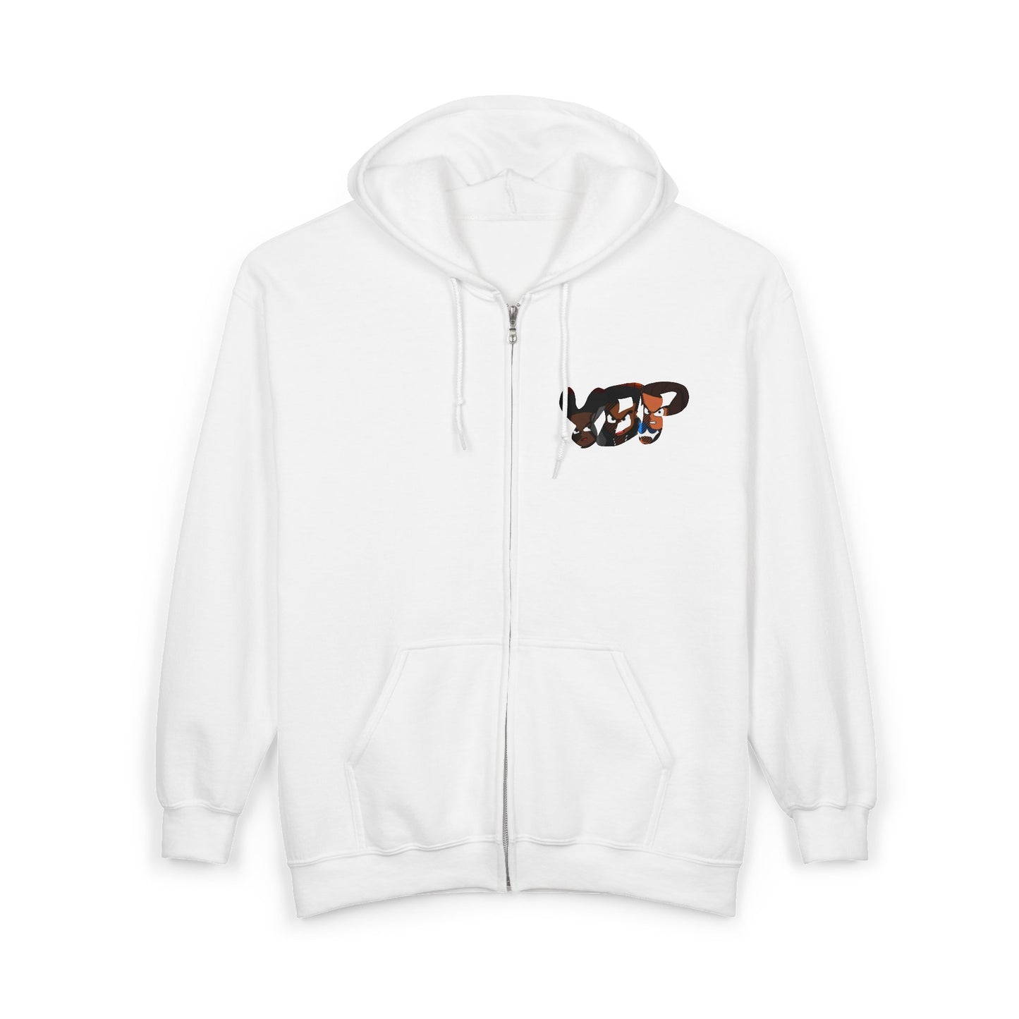inDivdUalS - D2nice Urban Street Art Full Zip Hoodie