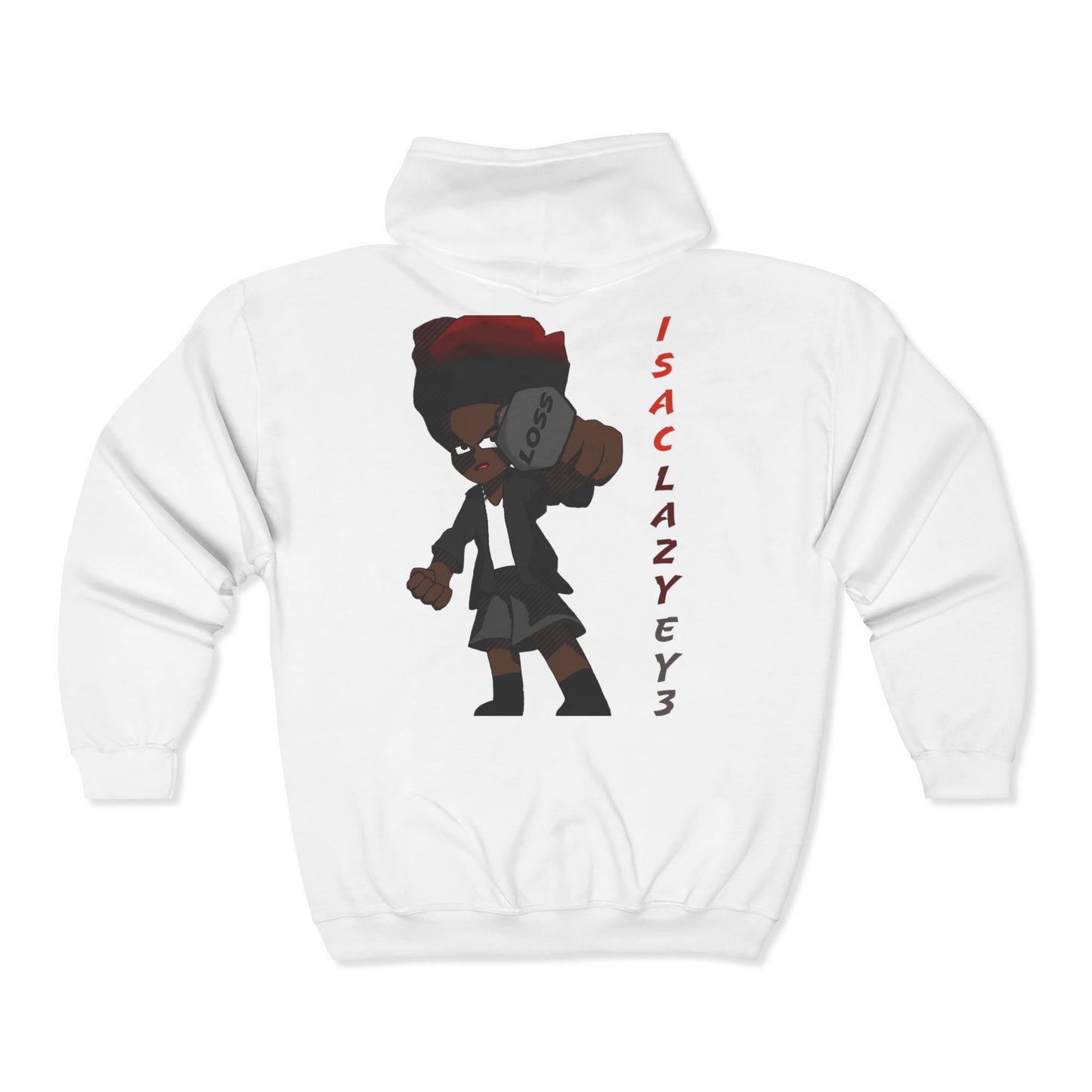 inDivdUalS - iSac LaZyEy3 Urban Street Art Full Zip Hoodie