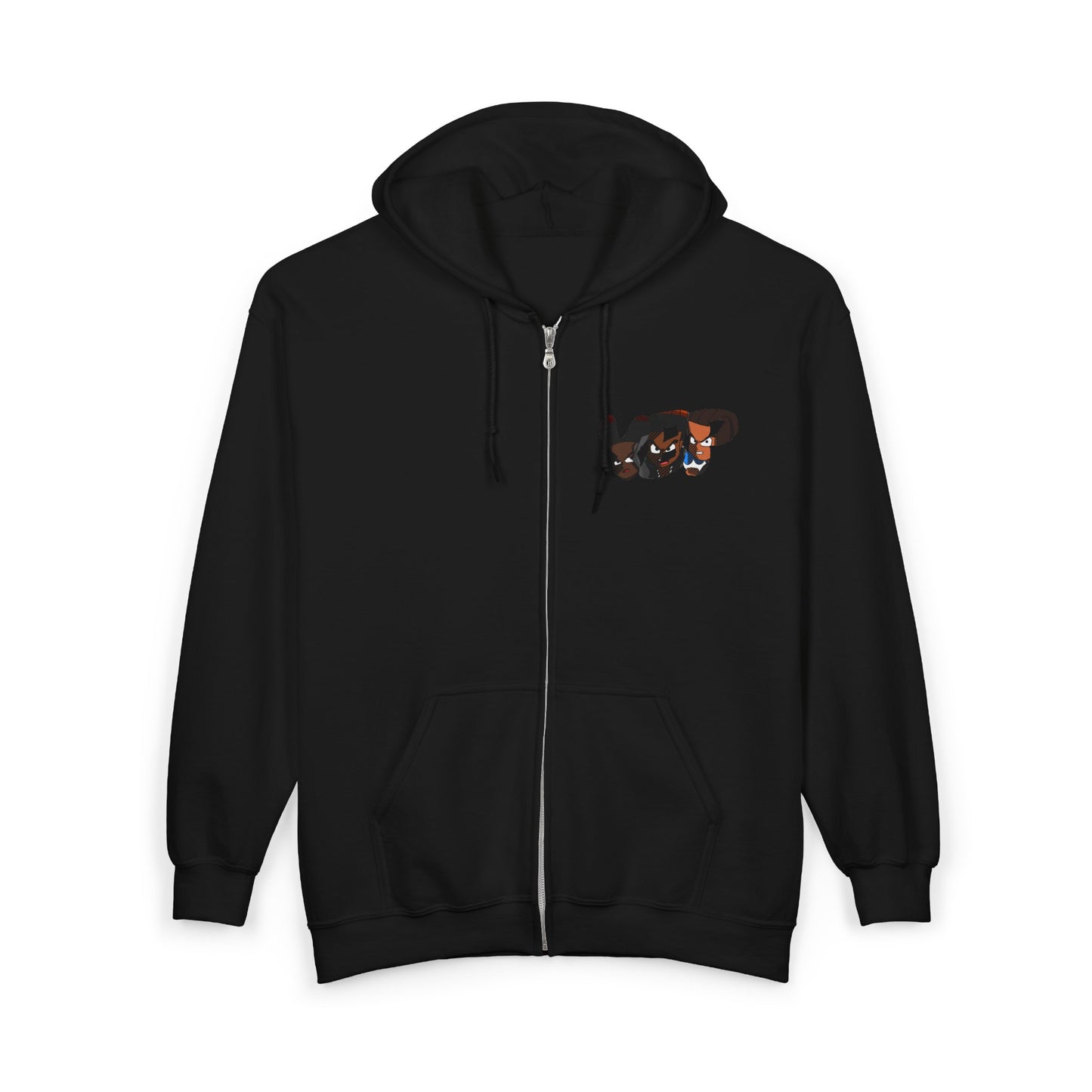 inDivdUalS - D2nice Urban Street Art Full Zip Hoodie