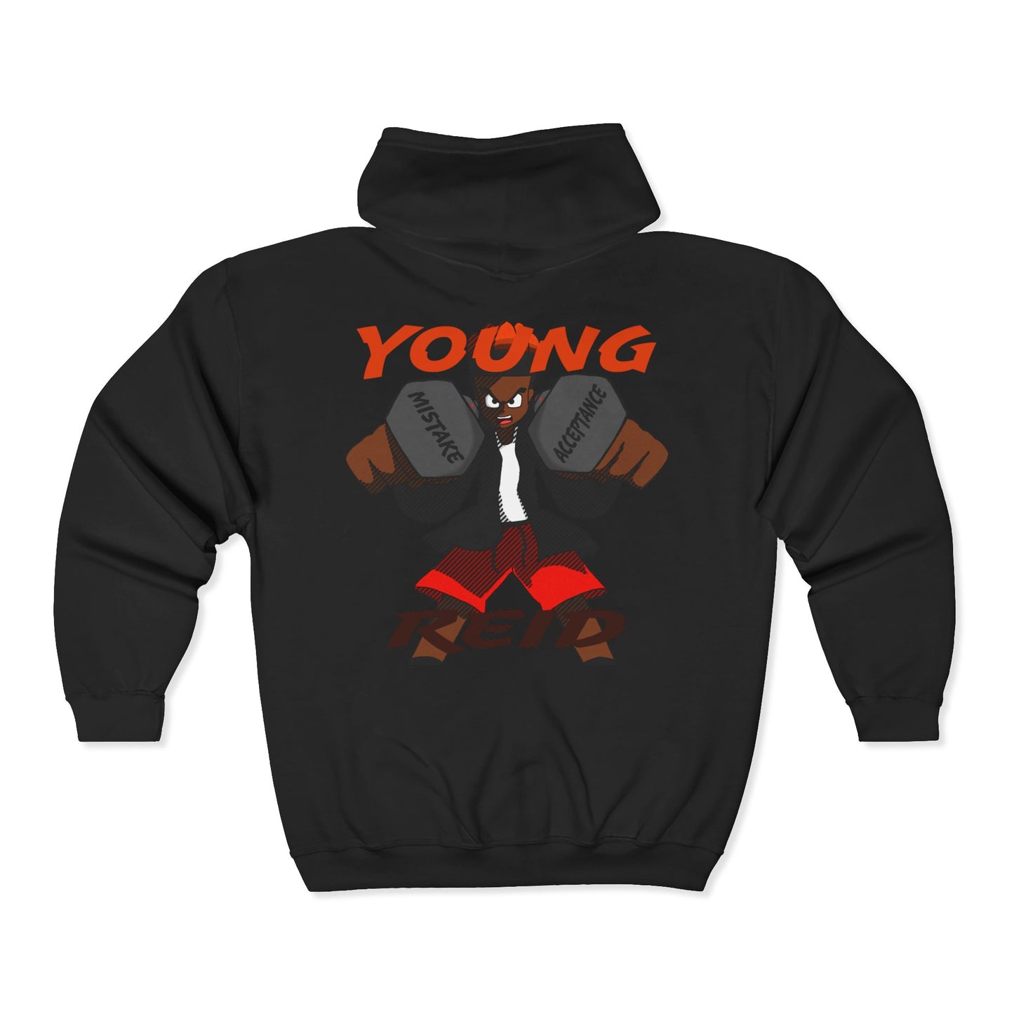 inDivdUalS -Young Reid Urban Street Art Full Zip Hoodie