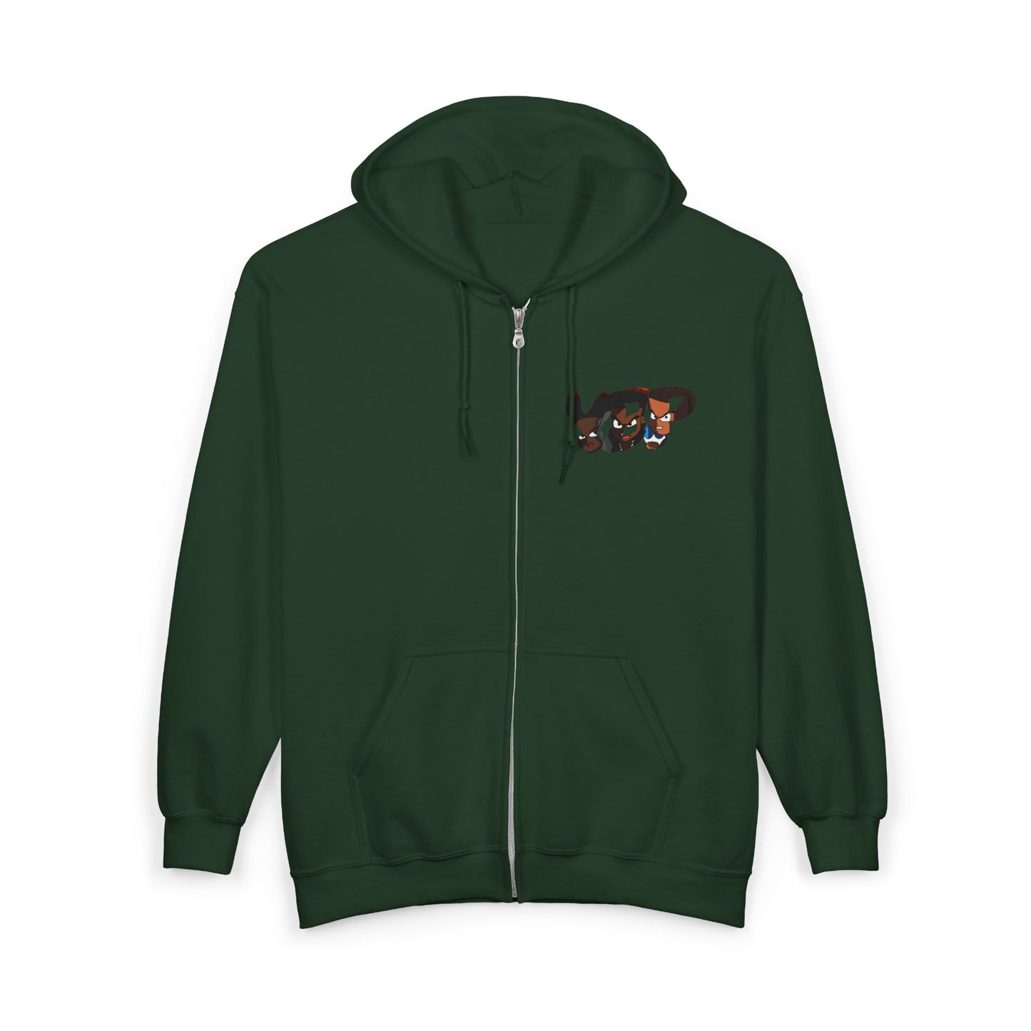 YBP inDividUalS Urban Street Art Full Zip Hoodie