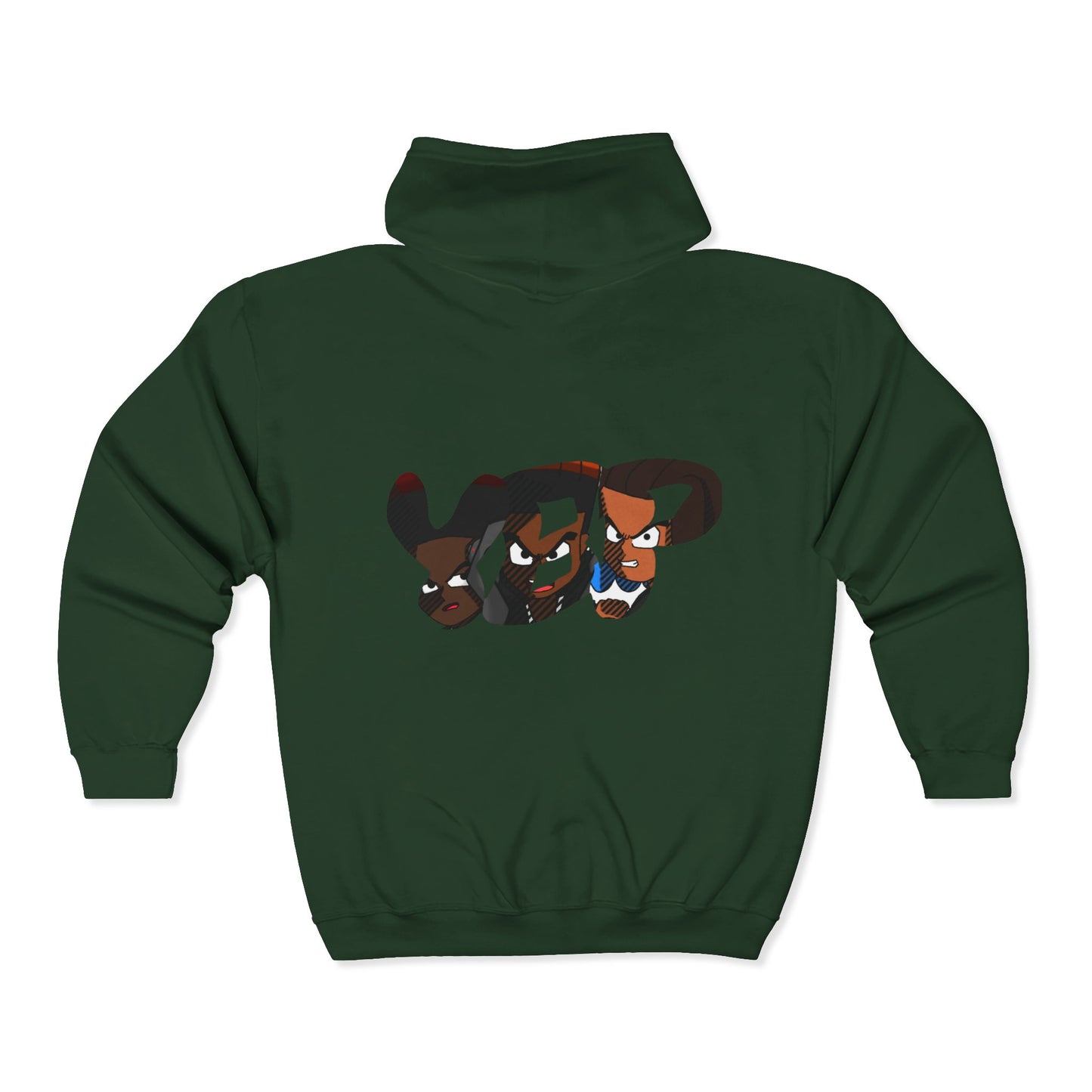 YBP inDividUalS Urban Street Art Full Zip Hoodie