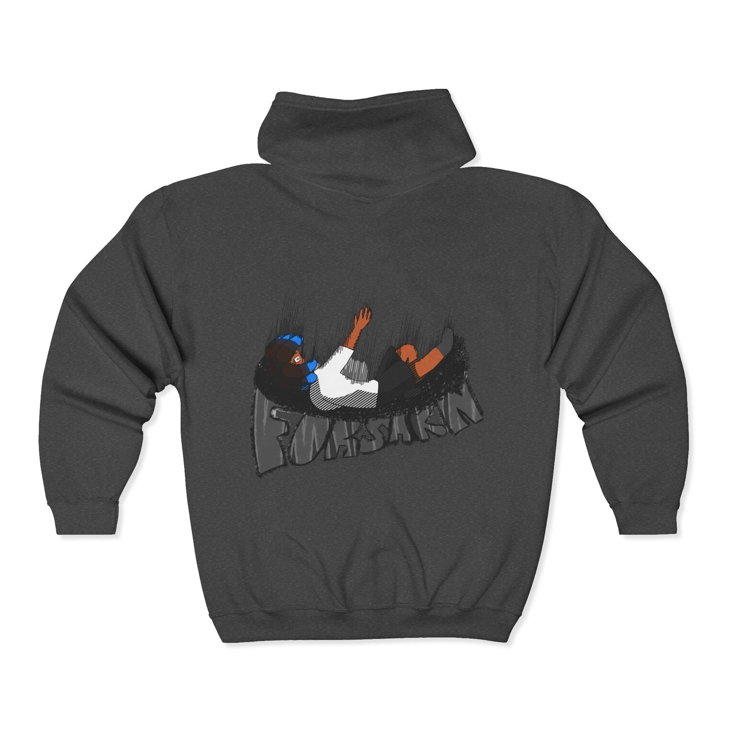 D2Nice – FORSAKN Urban Art Full‑Zip Hoodie | YBP