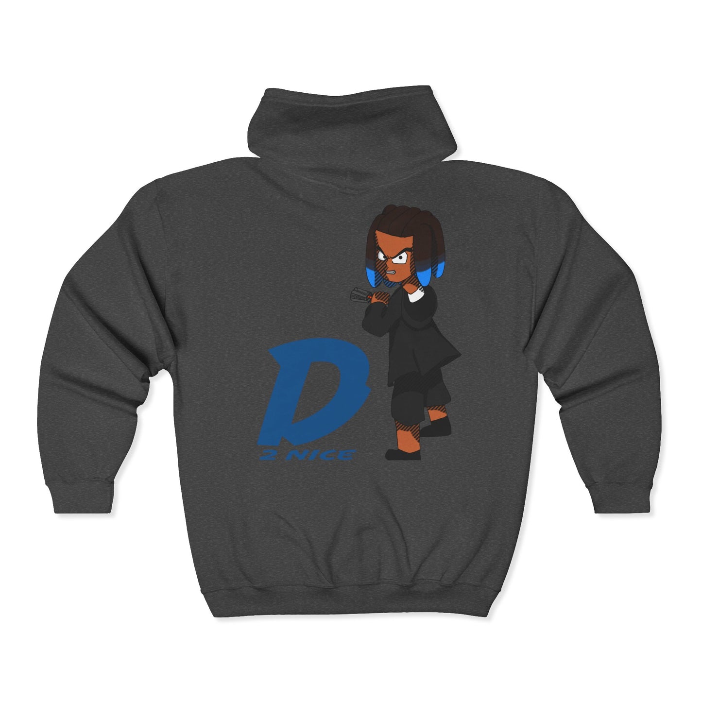 inDivdUalS - D2nice Urban Street Art Full Zip Hoodie