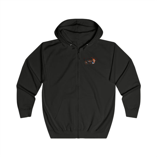 inDivdUalS - D2nice Urban Street Art Full Zip Hoodie