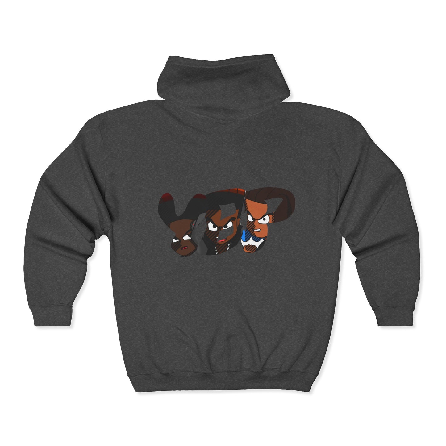 YBP inDividUalS Urban Street Art Full Zip Hoodie