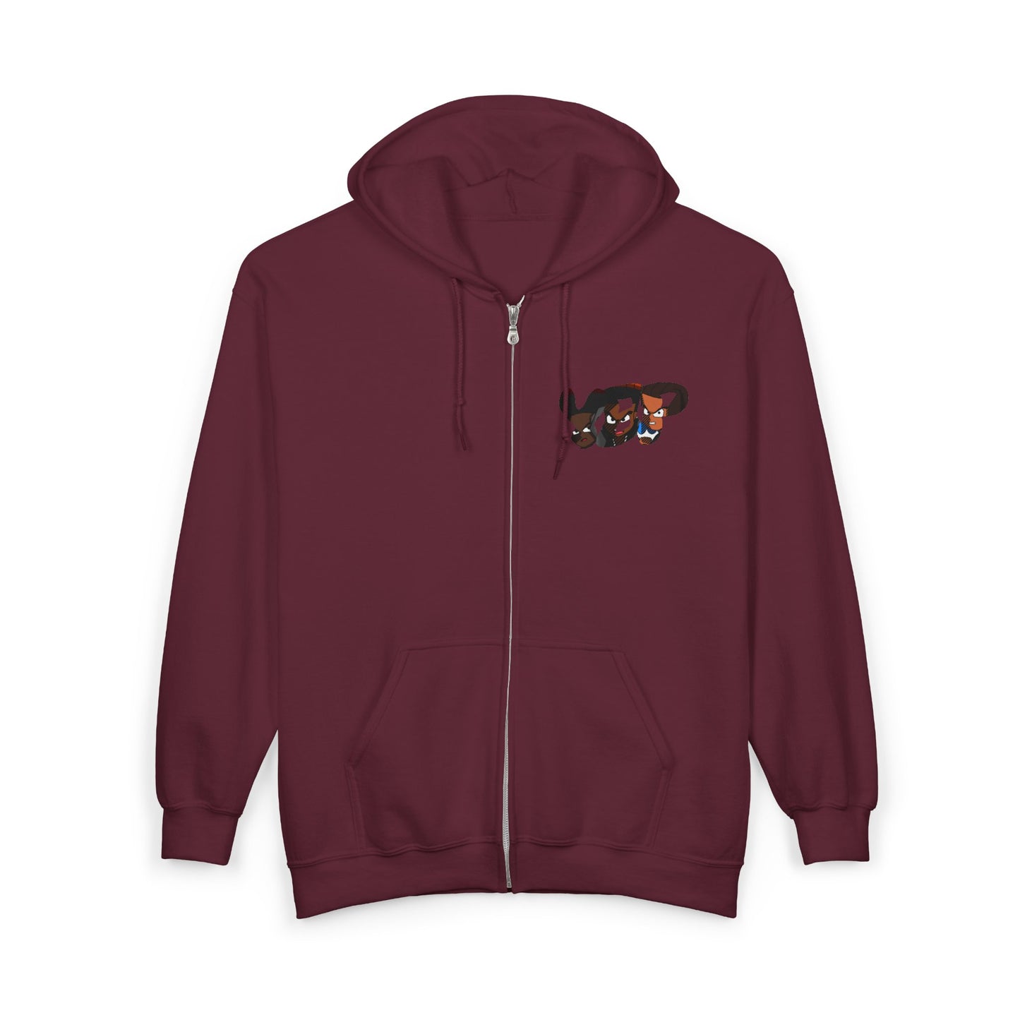 YBP inDividUalS Urban Street Art Full Zip Hoodie