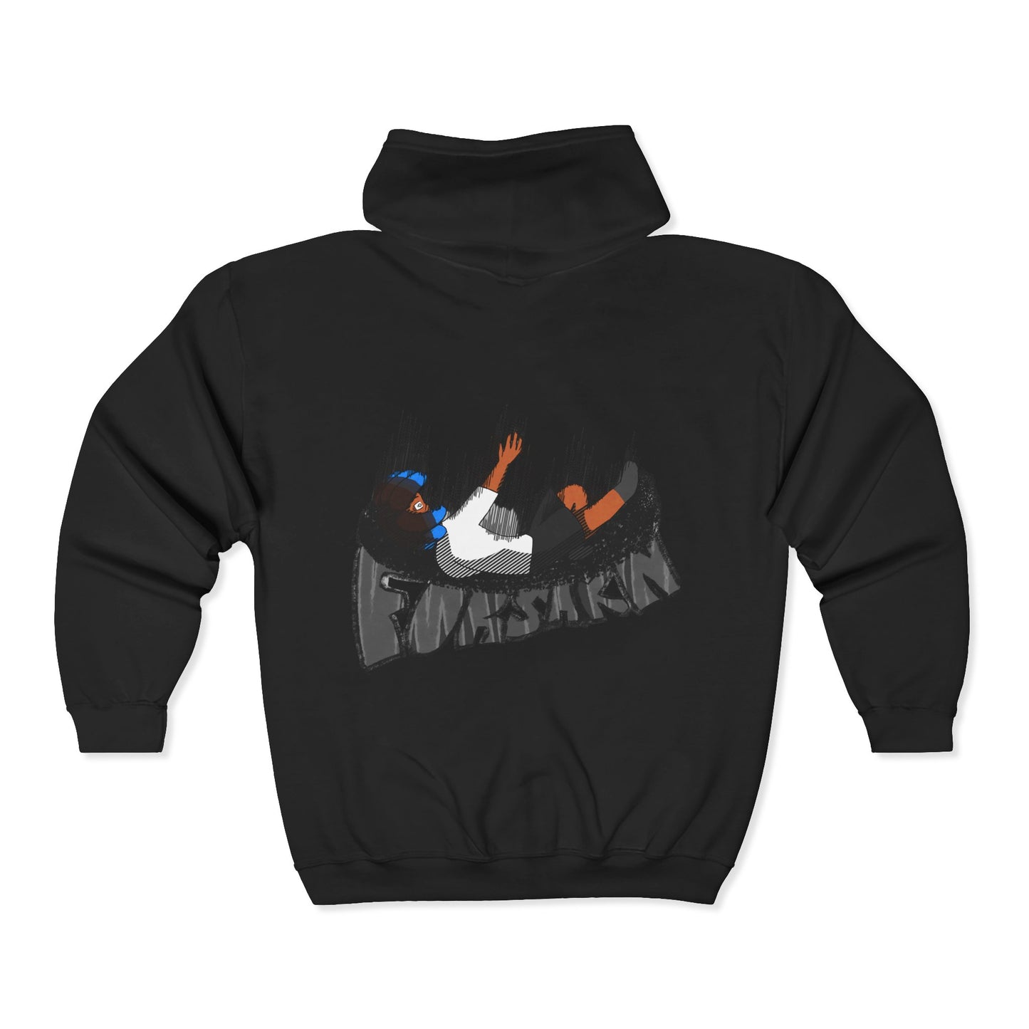 D2Nice - FORSAKN Urban Art Full Zip Up Hoodie