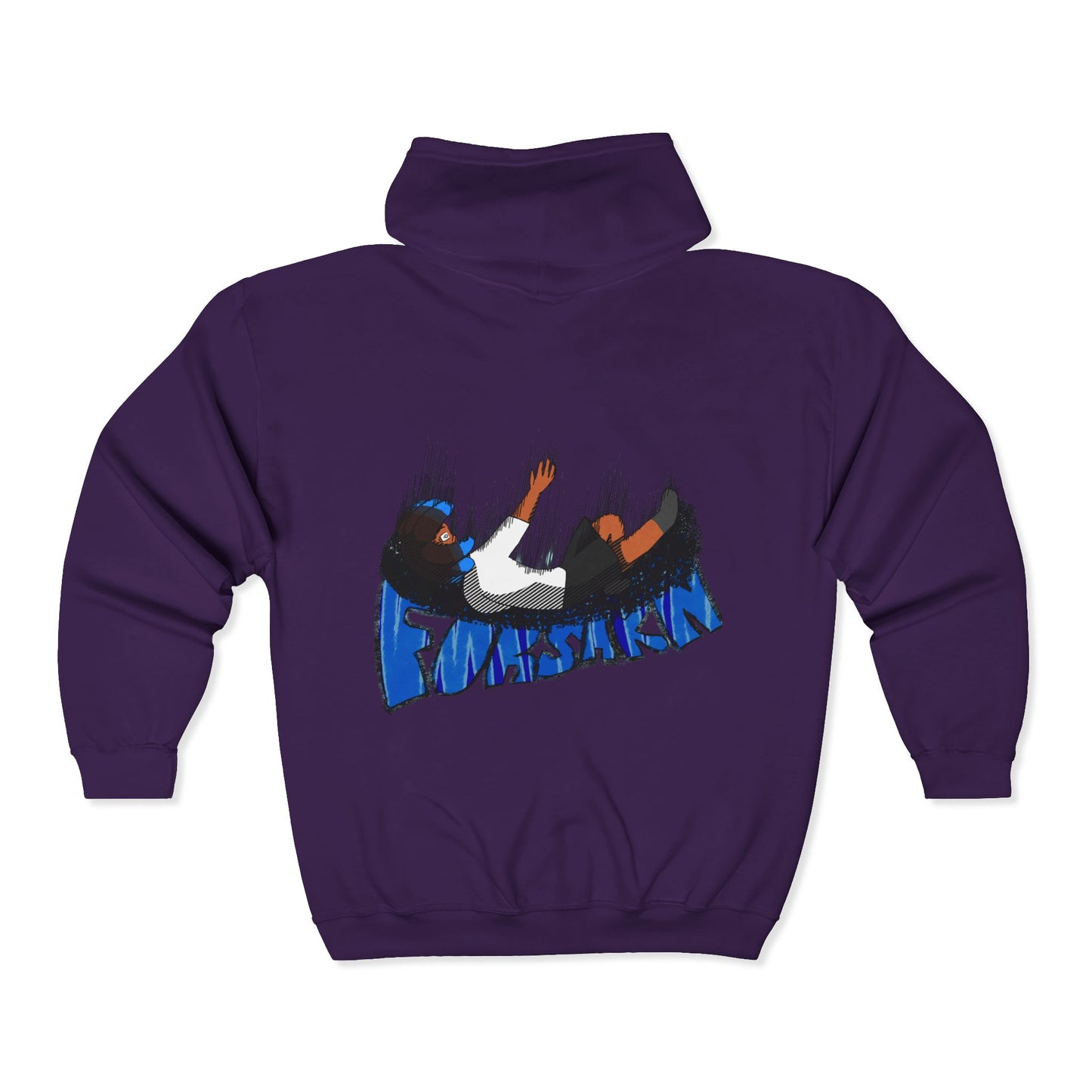 D2Nice - FORSAKN Urban Art Full Zip Up Hoodie