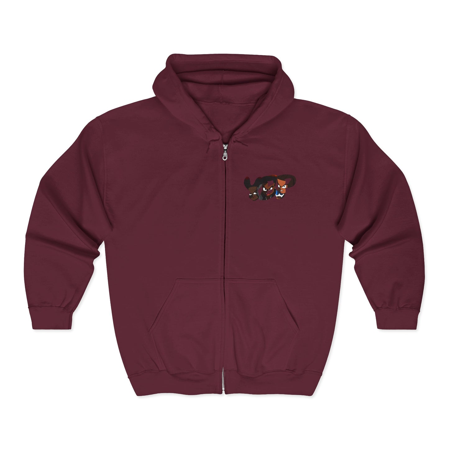 YBP inDividUalS Urban Street Art Full Zip Hoodie