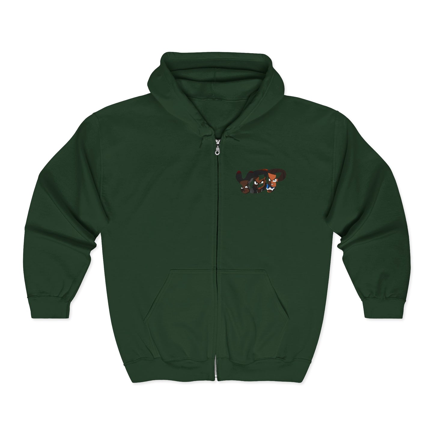 YBP inDividUalS Urban Street Art Full Zip Hoodie