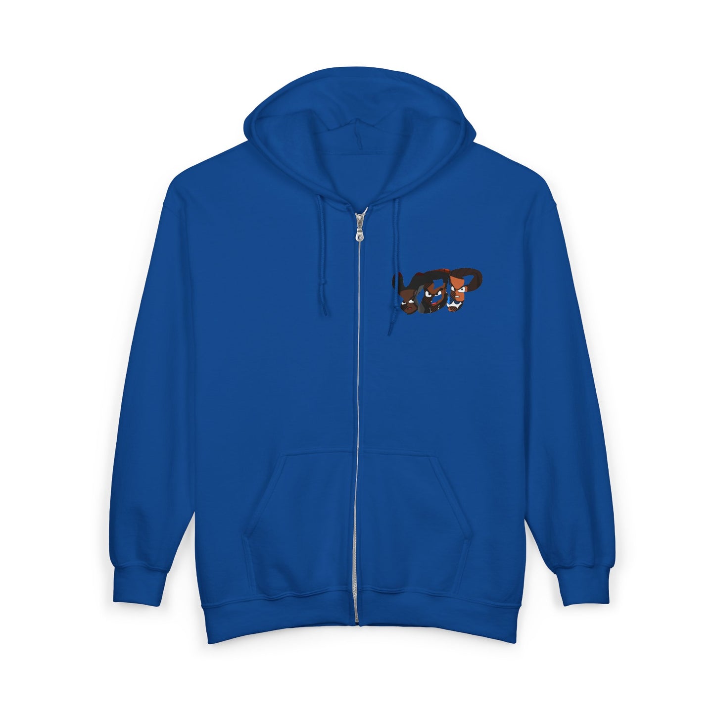 Young Reid - The SLEIGH Watcher Christmas Street Art Full Zip Hoodie
