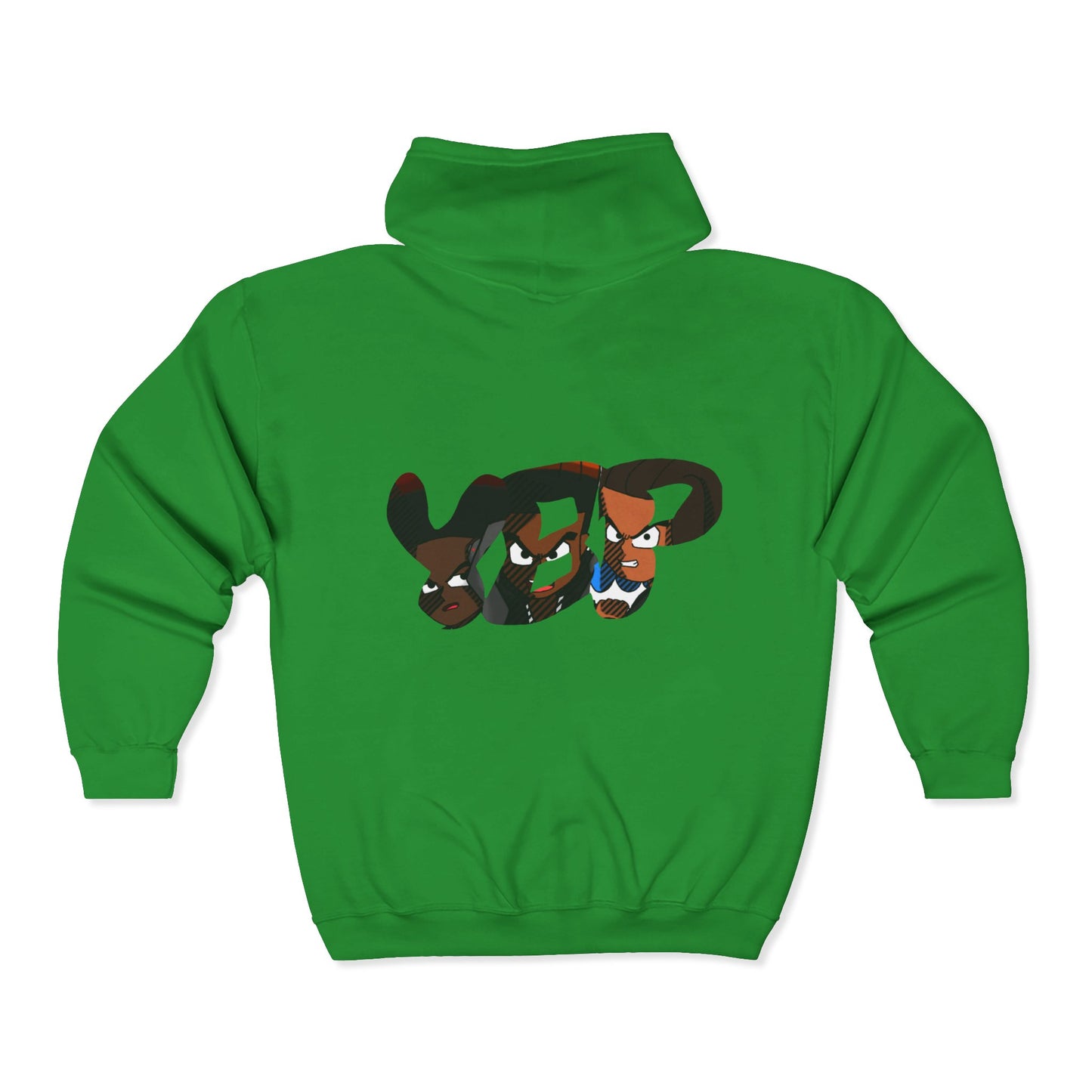YBP inDividUalS Urban Street Art Full Zip Hoodie