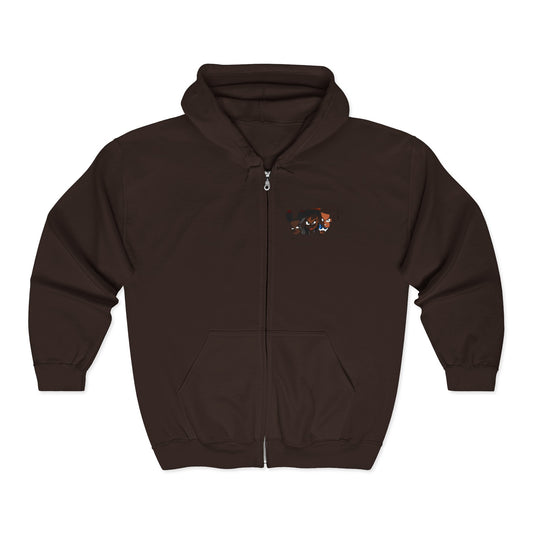 inDivdUalS -Young Reid Urban Street Art Full Zip Hoodie