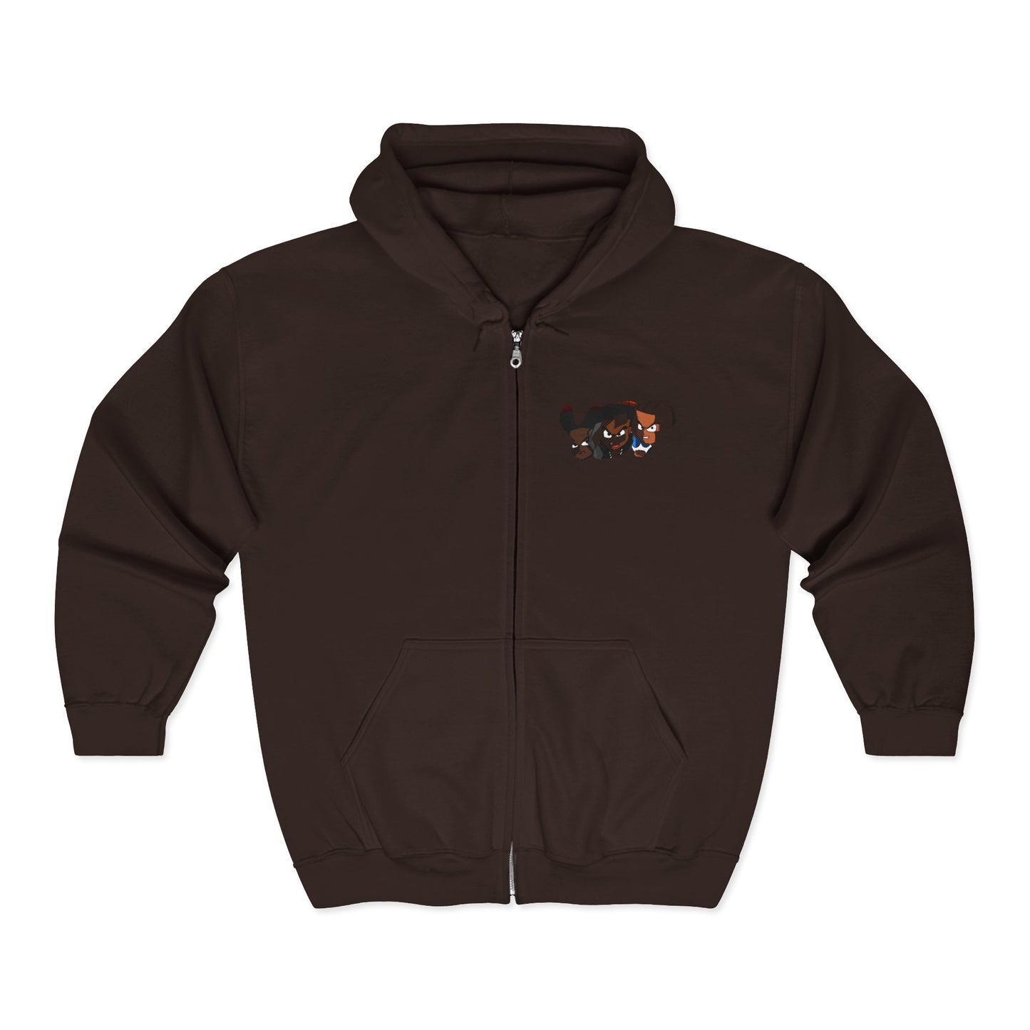YBP inDividUalS Urban Street Art Full Zip Hoodie
