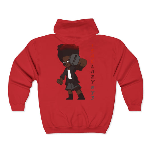 inDivdUalS - iSac LaZyEy3 Urban Street Art Full Zip Hoodie