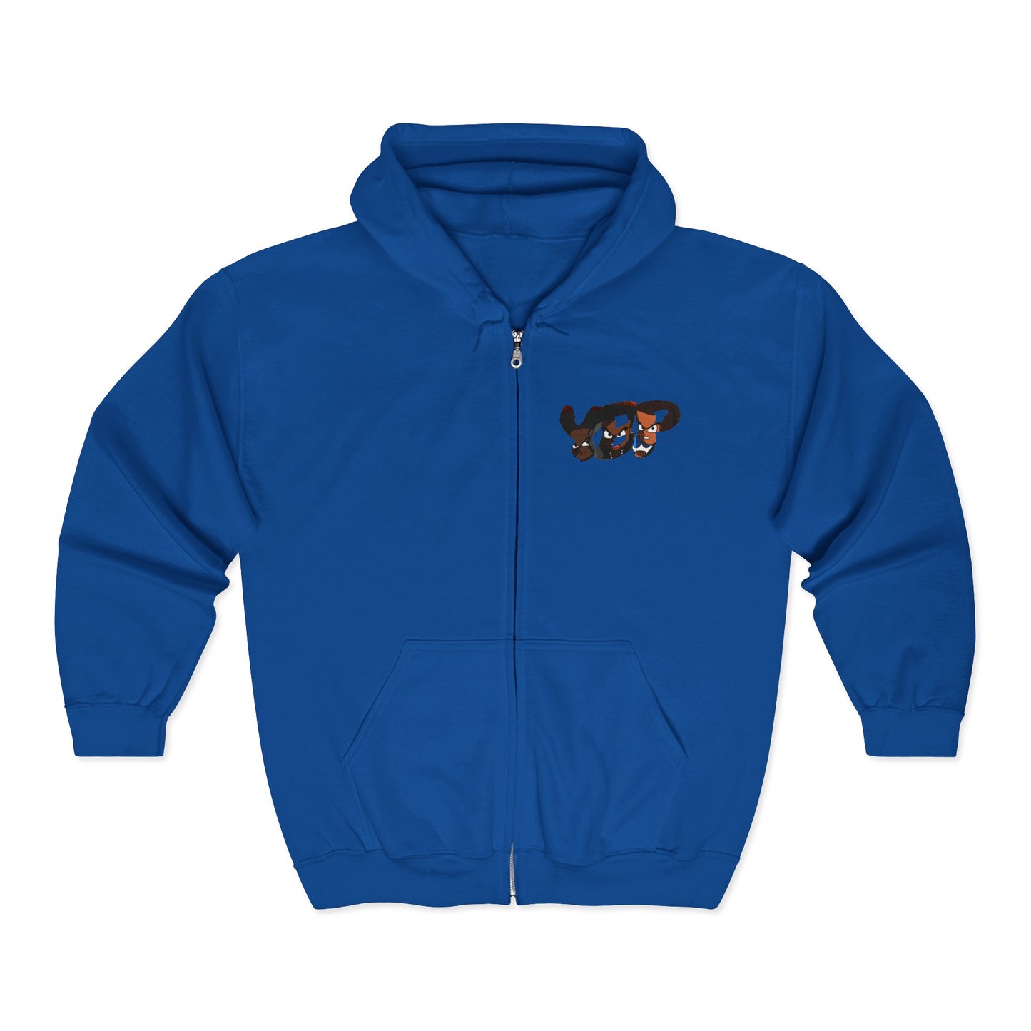 Young Reid - The SLEIGH Watcher Christmas Street Art Full Zip Hoodie