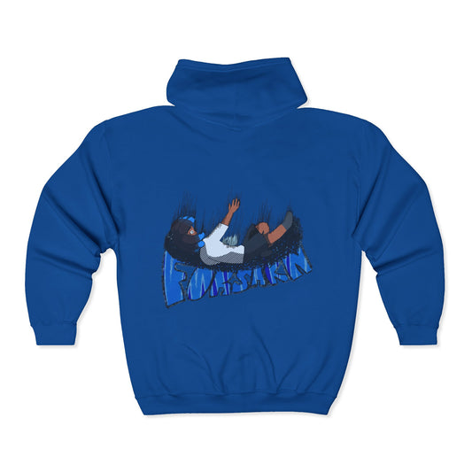 D2Nice – FORSAKN Urban Art Full‑Zip Hoodie | YBP