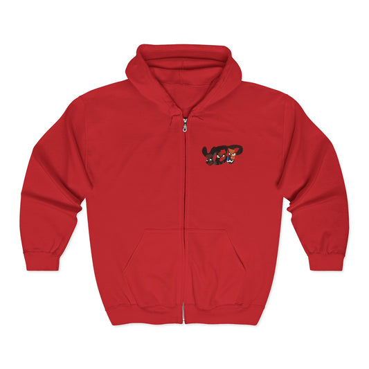 inDivdUalS - iSac LaZyEy3 Urban Street Art Full Zip Hoodie